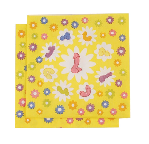 Super Fun Penis Party Napkins - 8 Count CP-354 Super Fun Penis Party Napkins - 8 Count CP-354