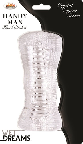 Wet Dreams Crystal Voyeur Handy Man Stroker HTP2952 Wet Dreams Crystal Voyeur Handy Man Stroker HTP2952