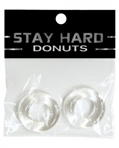Stay Hard Donuts - 2 Pack - Clear SI-95004 Stay Hard Donuts - 2 Pack - Clear SI-95004