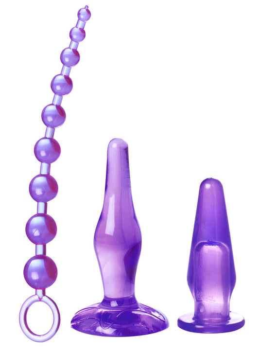 Amethyst Adventure 3 Pieces Anal Toy Kit TV-AE541 Amethyst Adventure 3 Pieces Anal Toy Kit TV-AE541