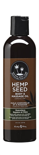 Hemp Seed Massage and Body Oil - Guavalava - 8 Fl. Oz./ 237 ml EB-MAS068 Hemp Seed Massage and Body Oil - Guavalava - 8 Fl. Oz./ 237 ml EB-MAS068