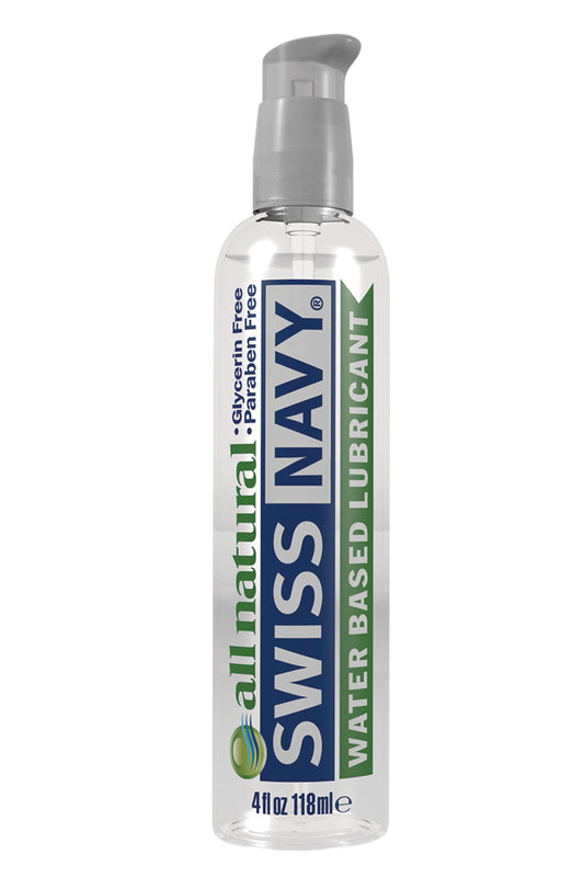 Swiss Navy Premium All Natural Lubricant - 4 Oz. MD-SNAN4 Swiss Navy Premium All Natural Lubricant - 4 Oz. MD-SNAN4