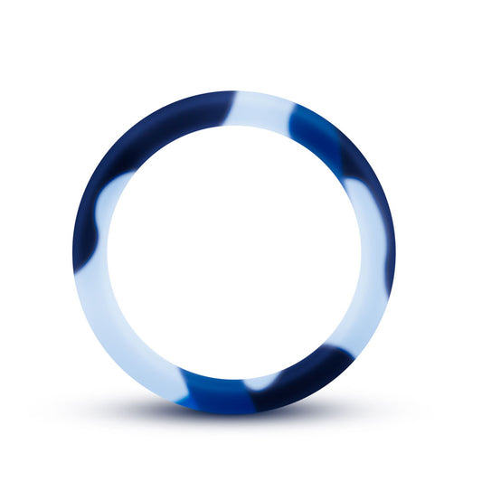 Performance - Silicone Camo Cock Ring - Blue  Camoflauge BL-91168 Performance - Silicone Camo Cock Ring - Blue  Camoflauge BL-91168