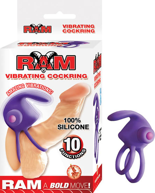 Ram Vibrating Cockring - Purple NW2812-2 Ram Vibrating Cockring - Purple NW2812-2