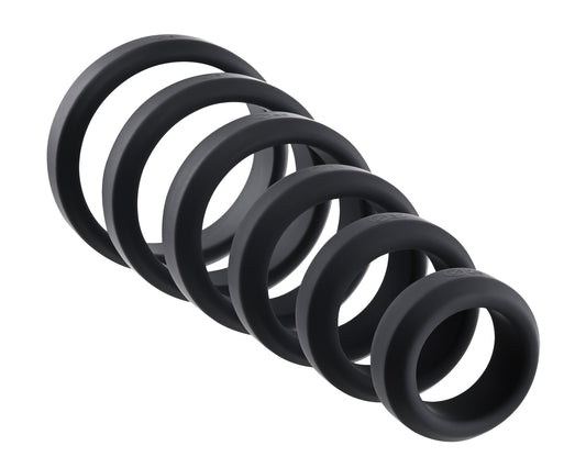 6-Piece Penis Ring Set - Black AE-WF-0259-2 6-Piece Penis Ring Set - Black AE-WF-0259-2
