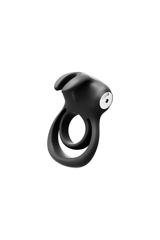 Thunder Bunny Rechargeable Dual Ring - Black Pearl BU-0604 Thunder Bunny Rechargeable Dual Ring - Black Pearl BU-0604
