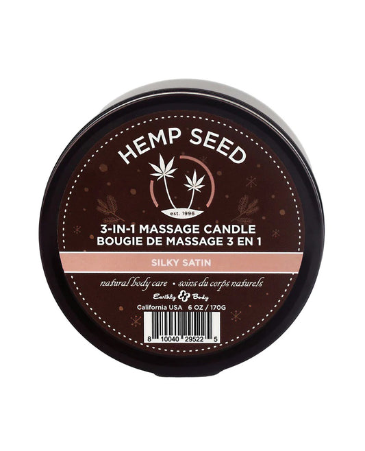3-in-1 Massage Candle - 6 Oz. - Silky Satin EB-HSCH022C 3-in-1 Massage Candle - 6 Oz. - Silky Satin EB-HSCH022C