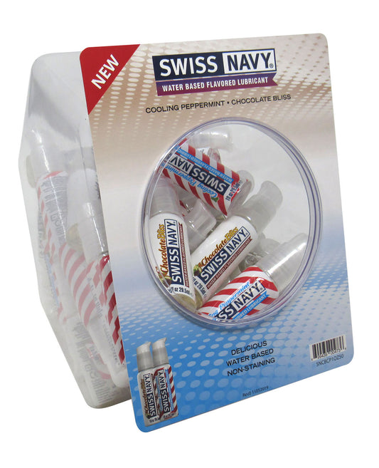 Swiss Navy Chocolate and Pepermint 1oz 50pc Fishbowl MD-SNCBCP1O50 Swiss Navy Chocolate and Pepermint 1oz 50pc Fishbowl MD-SNCBCP1O50