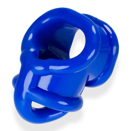 Oxballs Ballsling Cocksling W / Splittler - Police Blue OX-3027-PB Oxballs Ballsling Cocksling W / Splittler - Police Blue OX-3027-PB