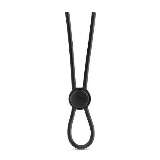 Stay Hard - Silicone Loop Cock Ring - Black BL-31095 Stay Hard - Silicone Loop Cock Ring - Black BL-31095