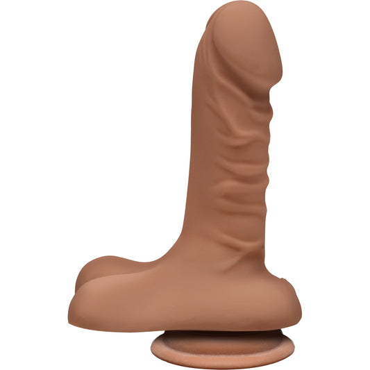 The D - Super D - 6 Inch With Balls - Caramel DJ1700-02-CD The D - Super D - 6 Inch With Balls - Caramel DJ1700-02-CD