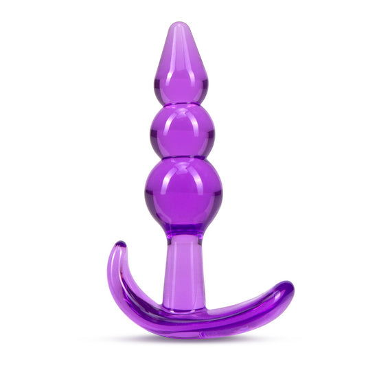 B Yours - Triple Bead Anal Plug - Purple BL-24411 B Yours - Triple Bead Anal Plug - Purple BL-24411