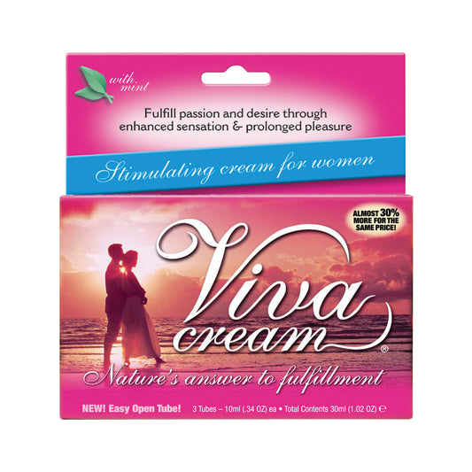 Viva Cream - 3 Count Box - 10ml Tubes MD-VC3MT Viva Cream - 3 Count Box - 10ml Tubes MD-VC3MT
