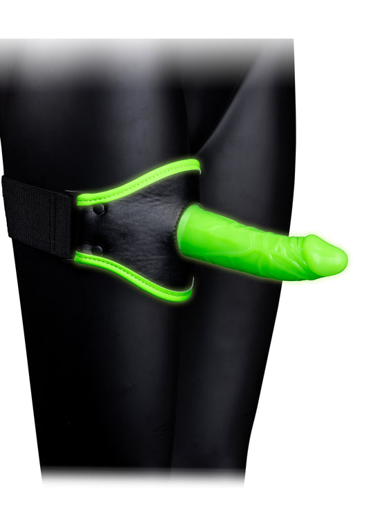 Thigh Strap-on With Silicone Dildo 5.7 Inch - Glow in the Dark OU-OU769GLO Thigh Strap-on With Silicone Dildo 5.7 Inch - Glow in the Dark OU-OU769GLO