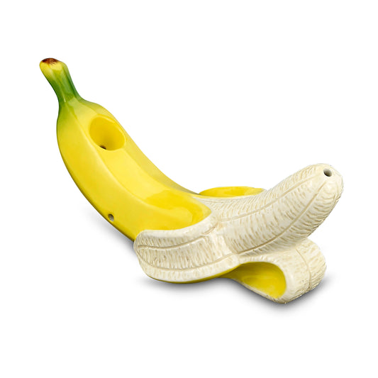 Banana Pipe - Curvy Tropical Friut Pipe FC-82552 Banana Pipe - Curvy Tropical Friut Pipe FC-82552