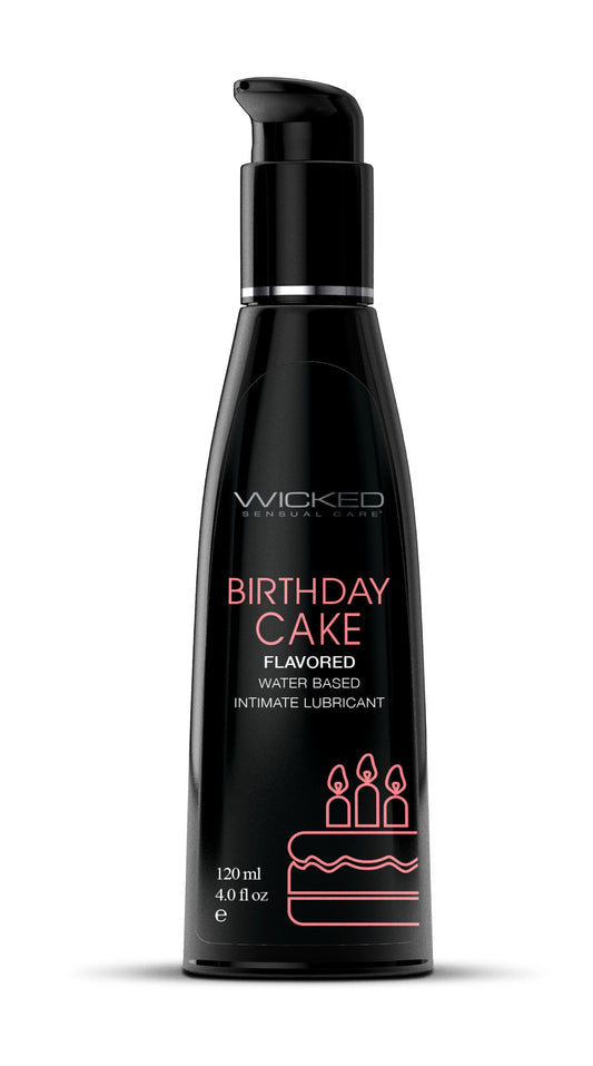Aqua Birthday Cake Flavored Water Based Intimate Lubricant 4 Fl. Oz. WS-90444 Aqua Birthday Cake Flavored Water Based Intimate Lubricant 4 Fl. Oz. WS-90444