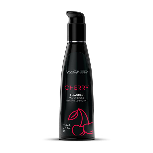 Aqua Cherry Flavored Water Based Intimate  Lubricant - 4 Fl. Oz. WS-90434 Aqua Cherry Flavored Water Based Intimate  Lubricant - 4 Fl. Oz. WS-90434