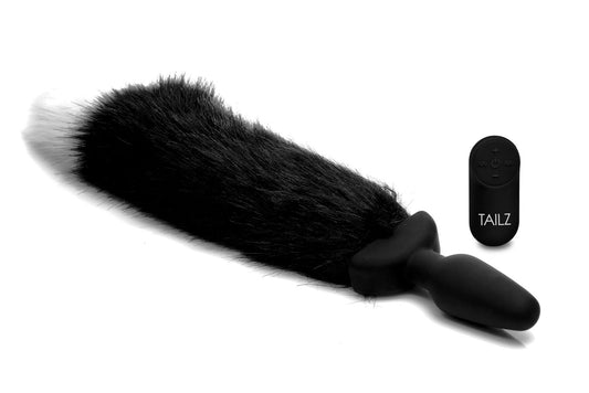 Waggerz Moving and Vibrating Fox Tail Anal Plug TZ-AG198 Waggerz Moving and Vibrating Fox Tail Anal Plug TZ-AG198