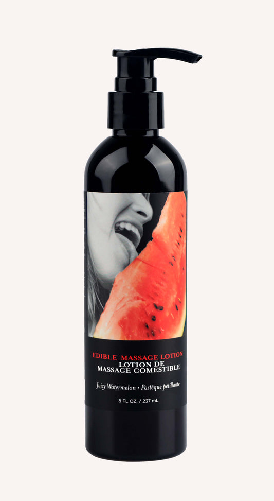 Edible Massage Lotion - Watermelon - 8 Fl. Oz. EB-MLE004 Edible Massage Lotion - Watermelon - 8 Fl. Oz. EB-MLE004