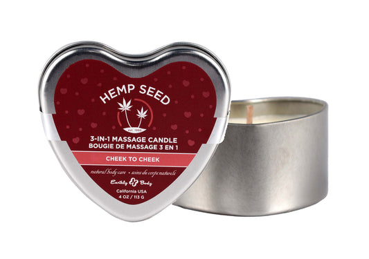 3-in-1 Massage Candle - Cheek to Cheek - 4 Oz EB-HSCV023B 3-in-1 Massage Candle - Cheek to Cheek - 4 Oz EB-HSCV023B