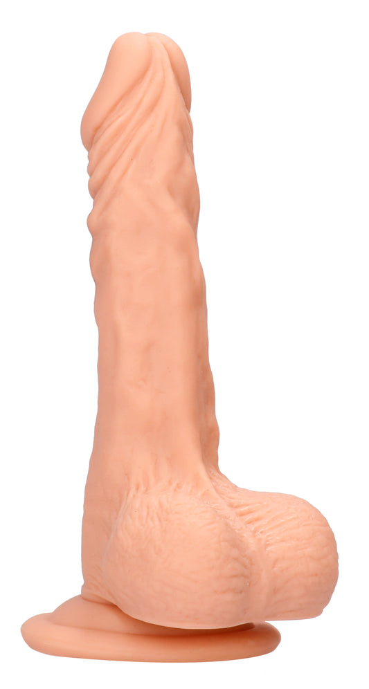 7 Inch Dong With Testicles - Flesh SH-REA094FLE 7 Inch Dong With Testicles - Flesh SH-REA094FLE