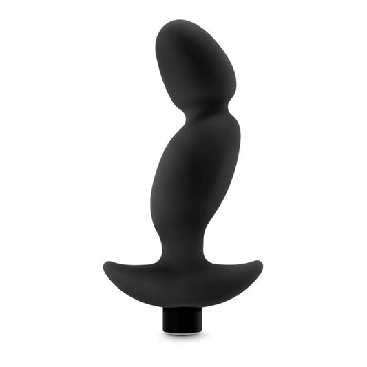 Anal Adventures- Platinum - Silicone Vibrating  Prostate Massager 04-Black BL-11645 Anal Adventures- Platinum - Silicone Vibrating  Prostate Massager 04-Black BL-11645