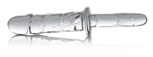 Brutus Glass Dildo Thruster - Clear MS-AF178 Brutus Glass Dildo Thruster - Clear MS-AF178