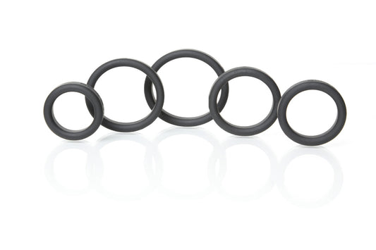 Boneyard Silicone Ring 5 Pc Kit - Black BY-0100 Boneyard Silicone Ring 5 Pc Kit - Black BY-0100