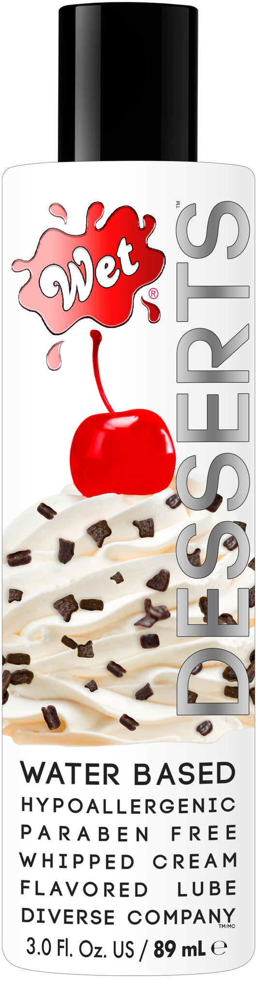 Wet Desserts Whipped Cream - 3 Fl Oz WT23418 Wet Desserts Whipped Cream - 3 Fl Oz WT23418