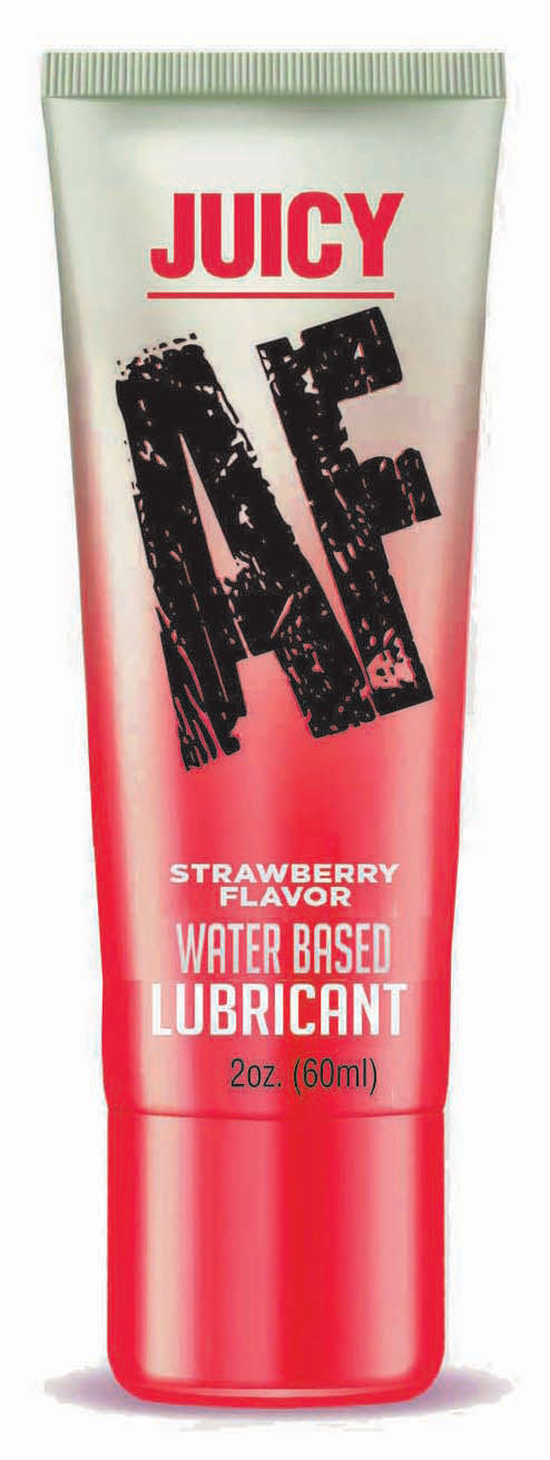 Juicy Af - Strawberry Water Based Lubricant - 2 Oz LG-BT626 Juicy Af - Strawberry Water Based Lubricant - 2 Oz LG-BT626