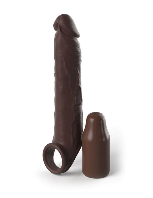 Fantasy X-Tensions Elite 7 Inch Extension With  Strap - Brown PD4157-29 Fantasy X-Tensions Elite 7 Inch Extension With  Strap - Brown PD4157-29