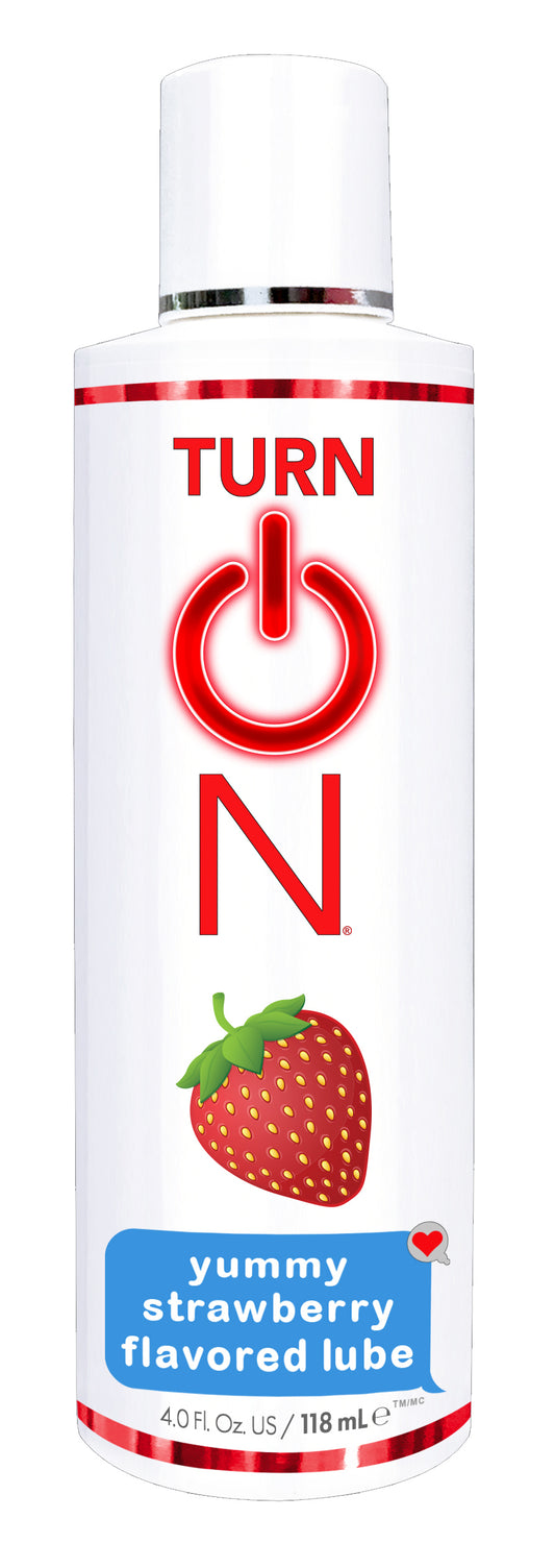 Turn on Yummy Strawberry Flavored Lube  - 4 Fl. Oz WT56514 Turn on Yummy Strawberry Flavored Lube  - 4 Fl. Oz WT56514