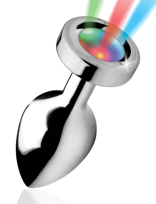 Light Up Medium Anal Plug BTYS-AG173-MEDIUM Light Up Medium Anal Plug BTYS-AG173-MEDIUM