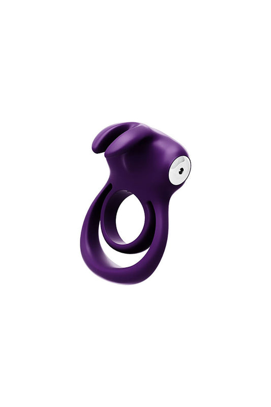 Thunder Bunny Rechargeable Dual Ring - Perfectly Purple BU-0605 Thunder Bunny Rechargeable Dual Ring - Perfectly Purple BU-0605
