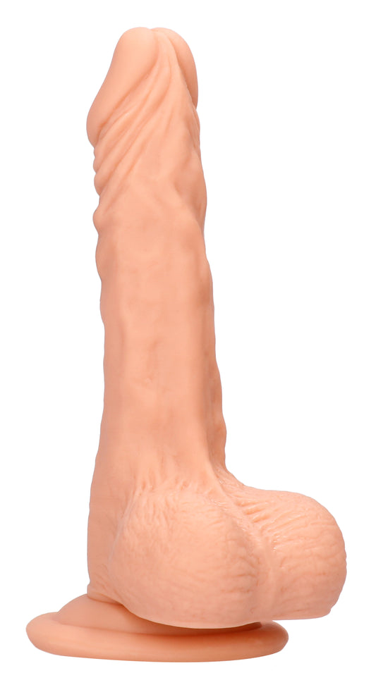 8 Inch Dong With Testicles - Flesh SH-REA095FLE 8 Inch Dong With Testicles - Flesh SH-REA095FLE