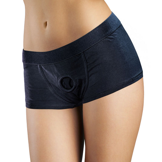 Temptasia - Harness Briefs - Extra Large - Black BL-87435 Temptasia - Harness Briefs - Extra Large - Black BL-87435