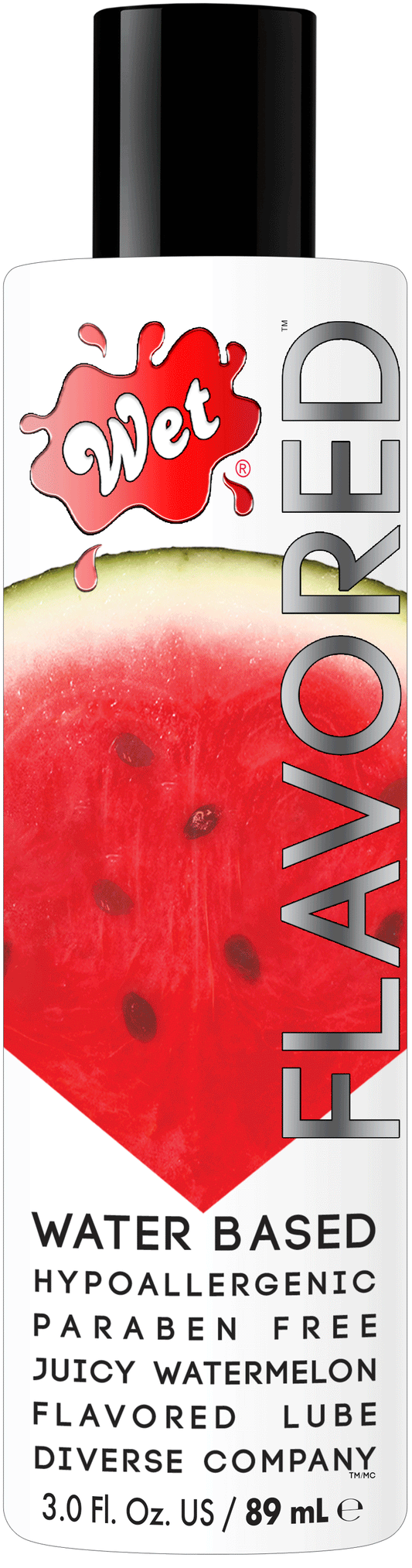 Wet Flavored Juicy Watermelon - 3 Fl Oz WT21509 Wet Flavored Juicy Watermelon - 3 Fl Oz WT21509