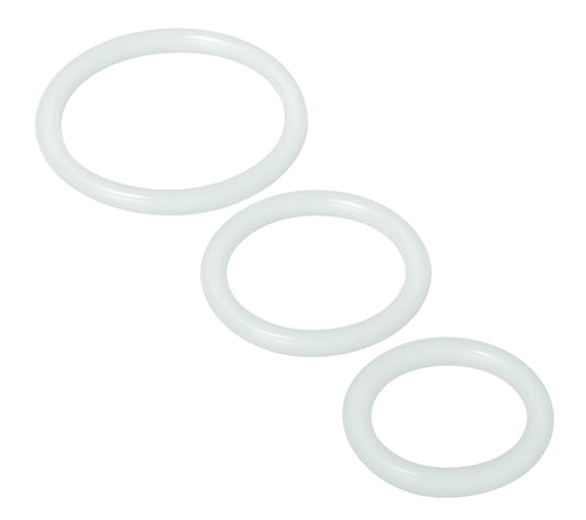 Trinity Silicone Cock Rings - Clear TV-SP130-CLR Trinity Silicone Cock Rings - Clear TV-SP130-CLR