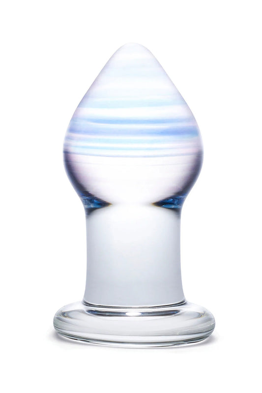 Amethyst Rain Butt Plug GLAS-62 Amethyst Rain Butt Plug GLAS-62