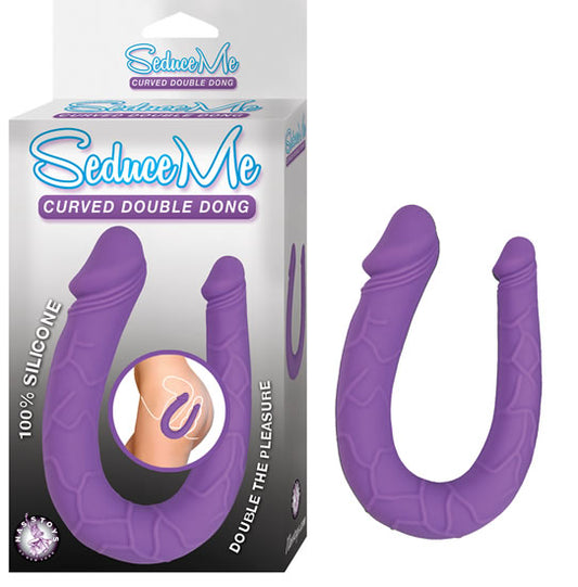 Seduce Me Curved Double Dong - Purple NW2840-2 Seduce Me Curved Double Dong - Purple NW2840-2