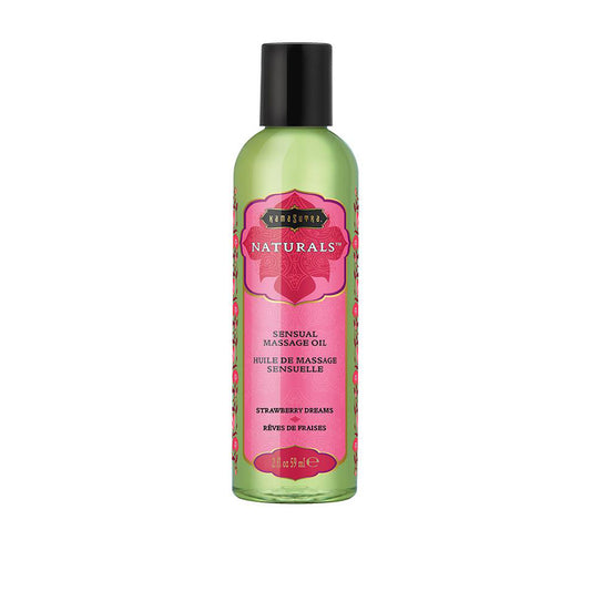 Naturals Massage Oil - Strawberry Dreams - 2 Fl Oz (59 ml) KS10282 Naturals Massage Oil - Strawberry Dreams - 2 Fl Oz (59 ml) KS10282