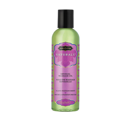 Naturals Massage Oil - Island Passion Berry - 2 Fl Oz (59 ml) KS10281 Naturals Massage Oil - Island Passion Berry - 2 Fl Oz (59 ml) KS10281