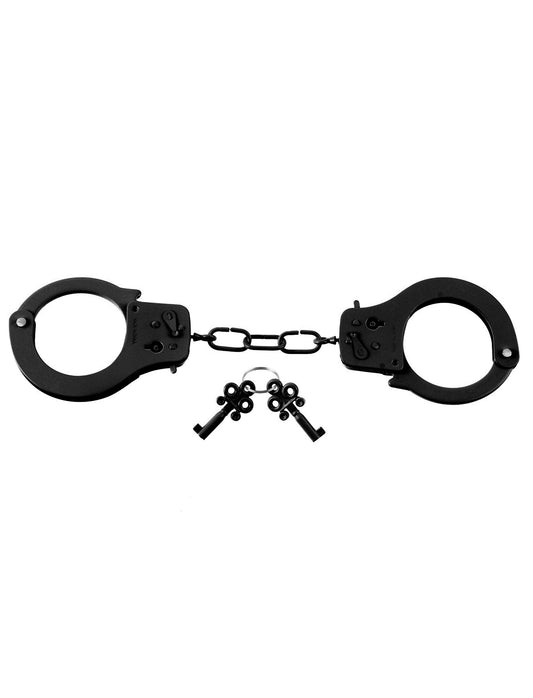 Fetish Fantasy Series Designer Metal  Handcuffs - Black PD3801-23 Fetish Fantasy Series Designer Metal  Handcuffs - Black PD3801-23