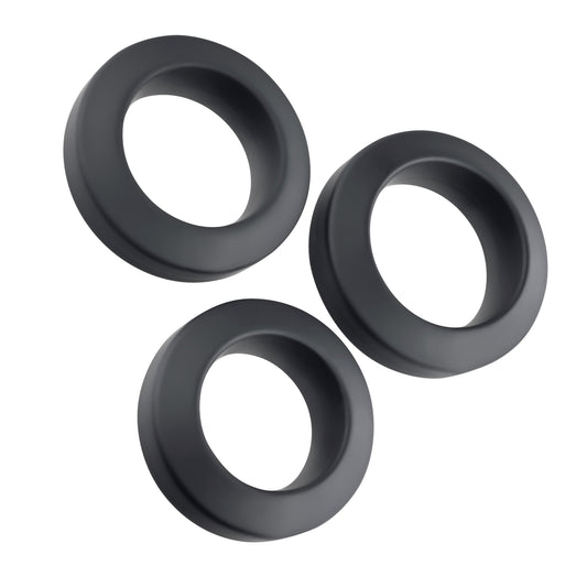 Adam's 3-Piece Penis Ring Set - Black AE-WF-0266-2 Adam's 3-Piece Penis Ring Set - Black AE-WF-0266-2