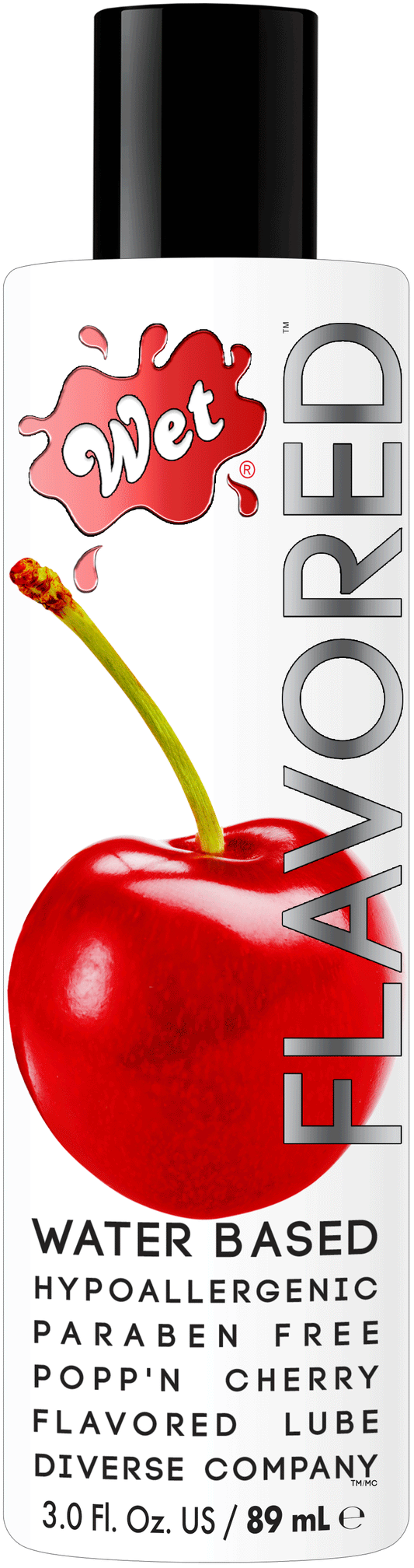 Wet Flavored Popp'n Cherry  - 3 Fl Oz WT21506 Wet Flavored Popp'n Cherry  - 3 Fl Oz WT21506