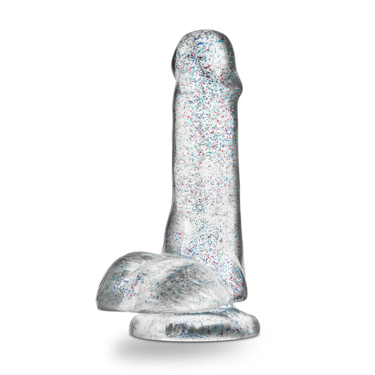 Naturally Yours - 6 Inch Glitter Cock - Sparkling Clear BL-54309 Naturally Yours - 6 Inch Glitter Cock - Sparkling Clear BL-54309
