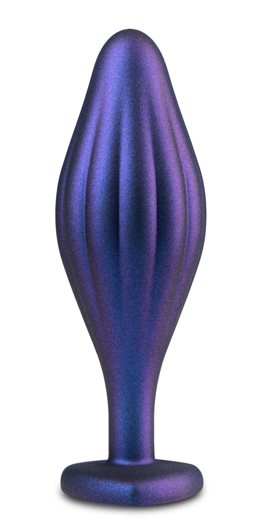 Anal Adventures Matrix - Wavy Bling Plug -  Sapphire BL-10102 Anal Adventures Matrix - Wavy Bling Plug -  Sapphire BL-10102