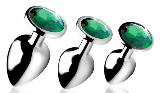 Emerald Gem Anal Plug Set BTYS-AG190 Emerald Gem Anal Plug Set BTYS-AG190