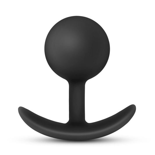 Anal Adventures - Platinum - Silicone Vibra Plug  - Black BL-11815 Anal Adventures - Platinum - Silicone Vibra Plug  - Black BL-11815
