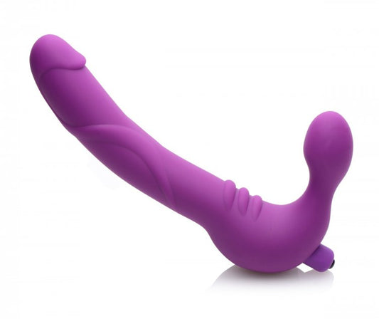 Royal Revolver Vibrating Strapless Strap- on Dildo - Purple SU-AF456 Royal Revolver Vibrating Strapless Strap- on Dildo - Purple SU-AF456